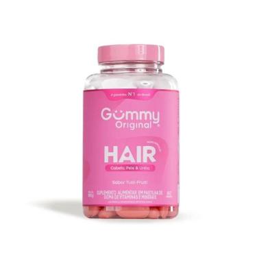 Imagem de Gummy Hair Vitamin Original Tutti-frutti Cabelo Pele E Unhas Sabor:Tut