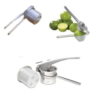 Imagem de 1 Espremedor Amassador Batata C/ Nhoqueira + Brinde Limão - phael