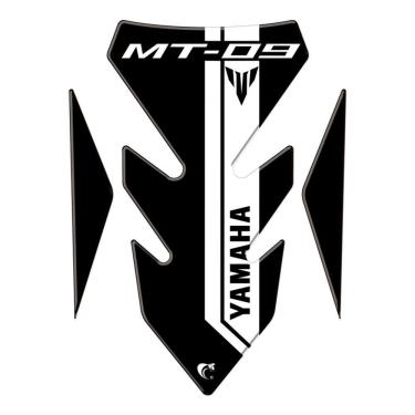 Imagem de Protetor Tanque Moto Yamaha Mt09 Branco E Preto Cor Branco E Preto