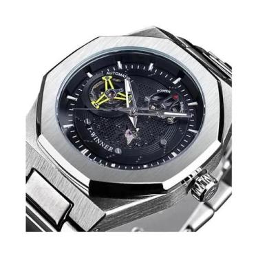 Imagem de Relógio Mecânico Automático De Luxo Masculino De Alta Qualidade Estilo