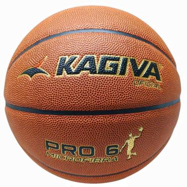 Imagem de Bola de Basquete Kagiva Pro 6 Microfibra Oficial Tamanho 6 Feminina