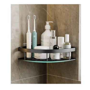 Imagem de Prateleiras para Banheiro de Canto em L com 2 Peças - TOP RIO