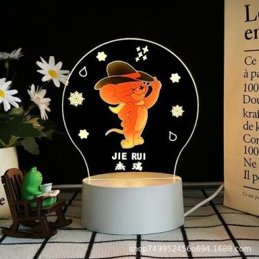 Imagem de Night Light Toms and Jerrys Figure 3D Birthday para crianças - Taiyuan