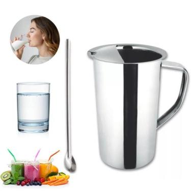 Imagem de Jarra Para Água Inox 1,8L Com Colher Bailarina - Ad Importação