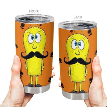 Imagem de Caneca de aço inoxidável Travel Tumbler Oasisdream 600ml