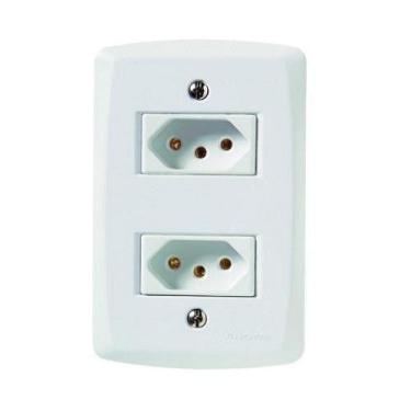 Imagem de Conjunto 2 Tomadas 3p 10a - Linha Lux2 - Tramontina