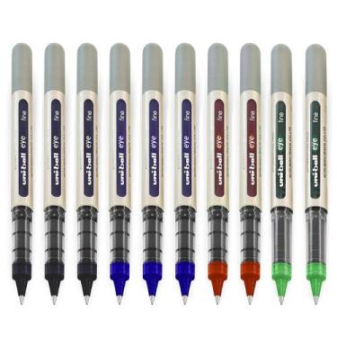 Imagem de Bolígrafos rollerball uni-ball EYE UB-157 punta 0.7 mm pack de 10