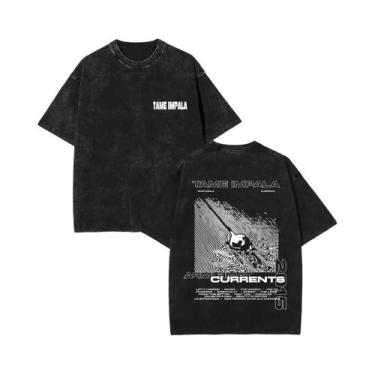 Imagem de Camiseta Vintage Masculina Com Estampa Gráfica Tame Impala, Moda Retro