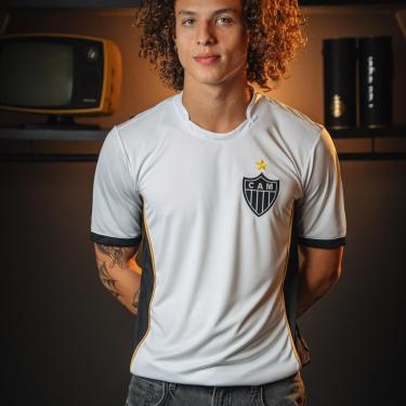 Imagem de Camisa Atlético Mineiro Dry Branca Masculina-Masculino