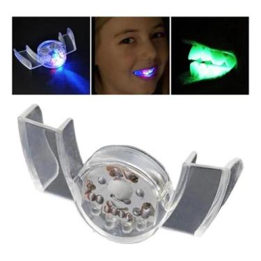 Imagem de Aparelho Bucal com Luz LED Multicolorida Snel Home  Acessório de Higie