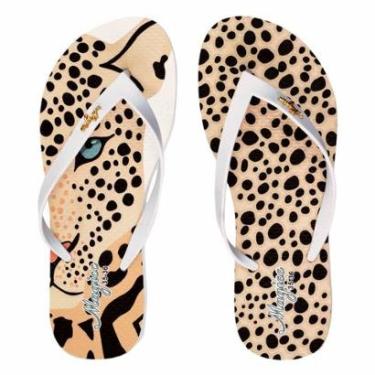 Imagem de Chinelo Feminino Adulto Oncinha Slim Magicc-Feminino