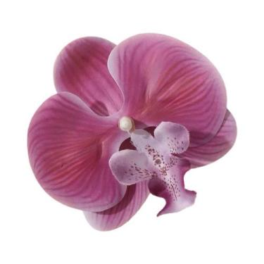 Imagem de Flores De Orquídea Borboleta Artificial Em Látex De 11 Cores Para Deco