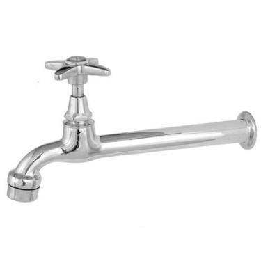 Imagem de Torneira de Parede p/Cozinha c/Arejador C23 18cm Cromada DN15 DN20 Rom