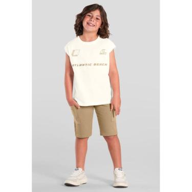 Imagem de Conjunto infantil menino tropical em puff Brandili