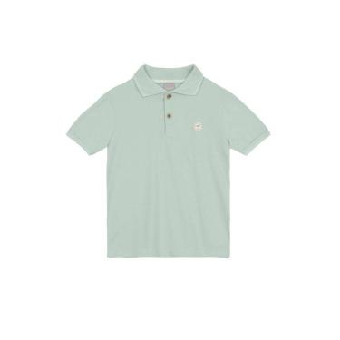 Imagem de Camisa polo infantil menino em piquet Mundi