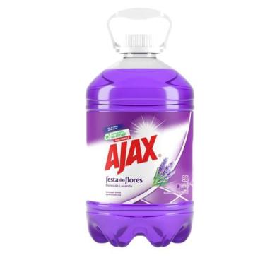 Imagem de Limpador Ajax Festa das Flores Lavanda 3,8L, 3,8L