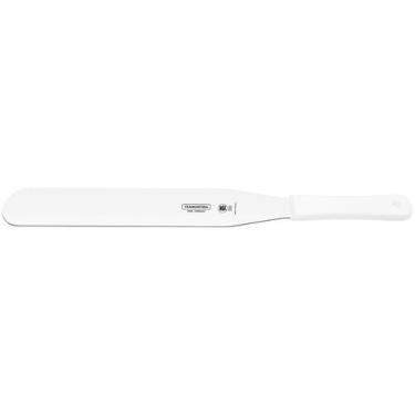 Imagem de Espátula de Confeiteiro Inox Cabo Branco 12" - Tramontina