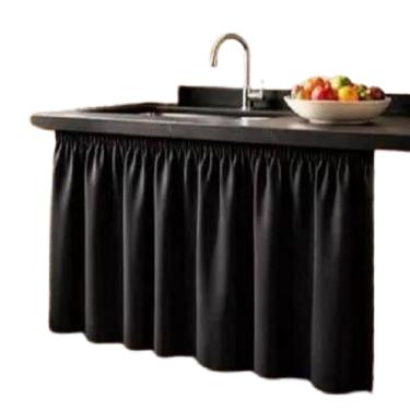 Imagem de Cortina De Pia para Cozinha Decorativa Tecido Oxford 