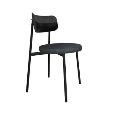 Imagem de Cadeira Kyta Fixa com 4 Pés 50 X 44,7 X 83,8 Cm com 1 Unidade - Metali