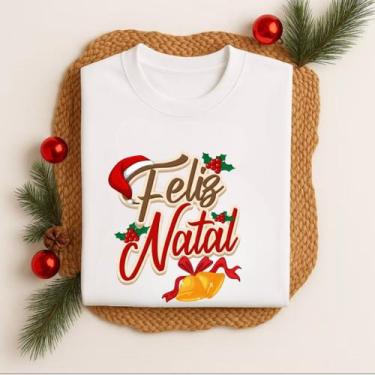 Imagem de Camiseta Natalina Personalizada Família Adulto Infantil Para Festas - 
