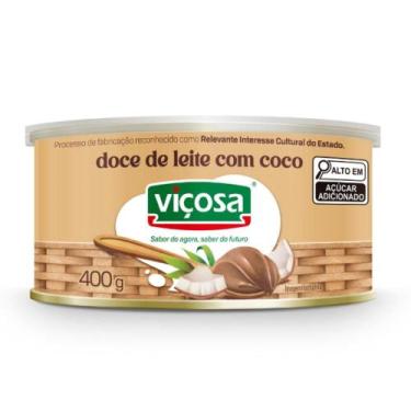 Imagem de Doce De Leite Viçosa Com Coco Lata 400g