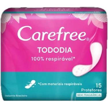 Imagem de Protetor Diário Carefree Todo Dia Sem Perfume 15UN