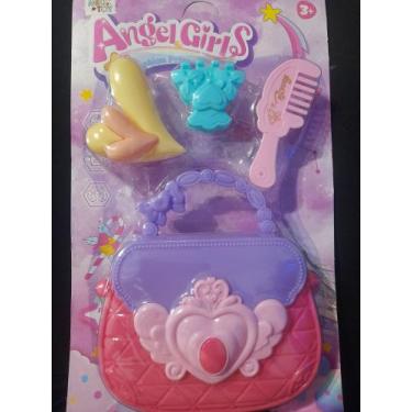 Imagem de Kit beleza infantil com boneca + pente e acessorios angel - Liz, Com p
