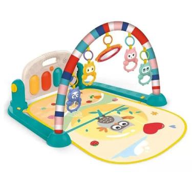 Imagem de Tapete de Atividades Piano Musical Corujinha Divertido Bebê - Nuga Bab
