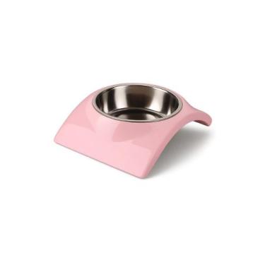 Imagem de Comedouro Com Tigela Removível De Aço Inoxidável - Médio - - Elepet, R