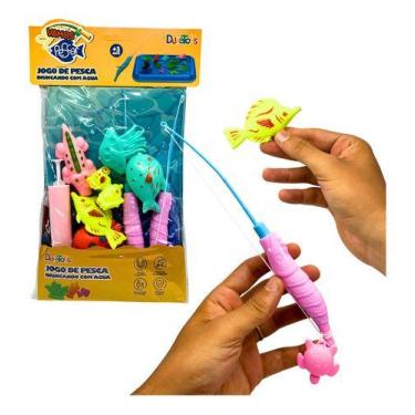 Imagem de Brinquedo Pescaria Magnética Infantil Com Piscina Inflável - dutetoys