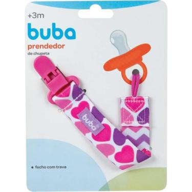 Imagem de Prendedor de Chupeta Buba Baby Corações