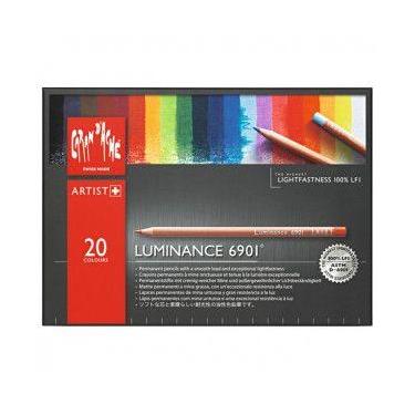 Imagem de Lápis de Cor Caran d'Ache Luminance 20 Cores - caran d ache