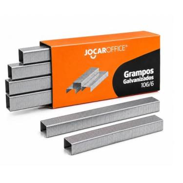 Imagem de Grampo 106/6 Galvanizados Tapeceiro Reforçado 3500 Un - Jocar Office L