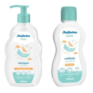 Imagem de Kit Shampoo Hidratante e Colônia Bebê Vegano Anjinho Baby