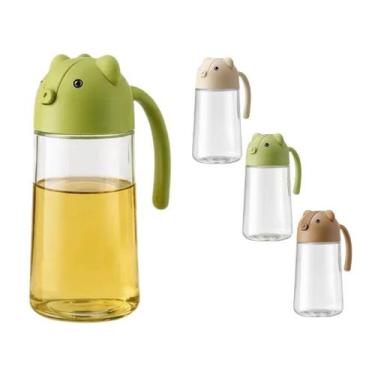 Imagem de Galheteiro de Vidro 630ml Ursinho Dispenser Azeite Vinagre - TOP RIO96
