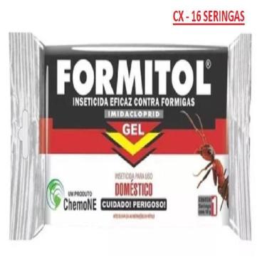 Imagem de Eficaz Contra Formigas Doceira Uso Doméstico Formitol Cx 16 Seringas