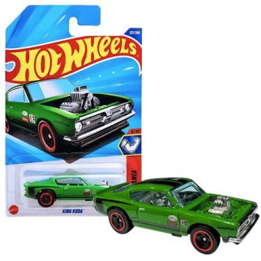 Imagem de Carrinho Hot Wheels King Kuda Muscle Mania Verde JBB33 - Mattel