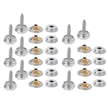 Imagem de Fivela de fixação para tenda, fivela de fixação para o dia dos namorados, leve, armazenamento conveniente fácil de instalar, artesanato de couro resistente para couro para iniciantes (comprimento do pé 15 mm)