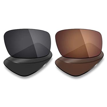 Imagem de 2 pares de lentes polarizadas de substituição da Mryok para óculos de sol Oakley Chainlink – Opções