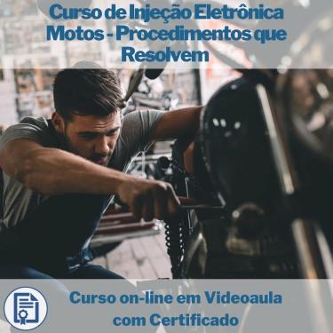 Imagem de Curso on-line em videoaula de Injeção Eletrônica Motos - Procedimentos que Resolvem com Certificado