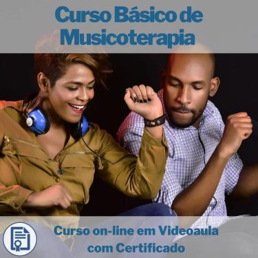 Imagem de Curso on-line em videoaula Básico de Musicoterapia com Certificado