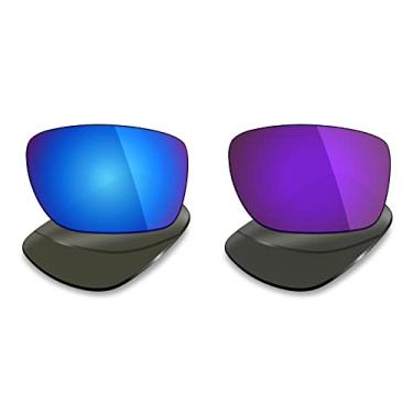 Imagem de Mryok 2 pares de lentes polarizadas de substituição para óculos de sol Oakley Turbine – opções