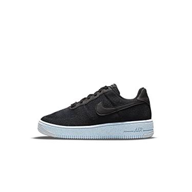 Imagem de Nike Kid's Shoes Air Force 1 Crater Flyknit (GS) Black Chambray Blue DH3375-001 (Numeric_4)