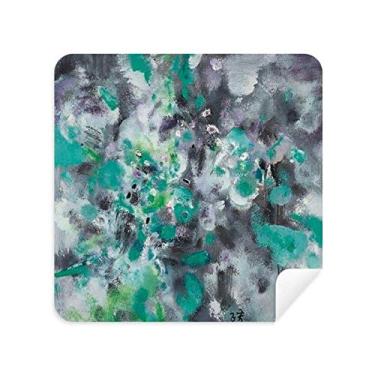Imagem de Pintura a óleo verde arte natureza morta óculos pano pano limpador de tela tecido camurça pacote com 2