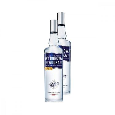 Imagem de Kit 2 Unidades Vodka Wyborowa 750ml Premium