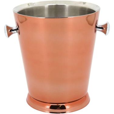 Imagem de HOME&CO HAZINA CHAMPANHEIRA GELO 23x19x19cm INOX COBRE