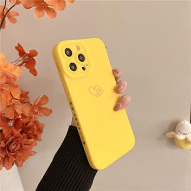 Imagem de Capa de telefone com moldura de coração macio doce cor amor para iphone 11 12 13 pro max x xr xs max 7 8 plus capa à prova de choque de proteção de lente, iu6876y, para iphone 13