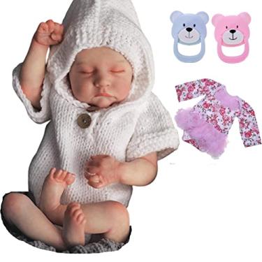 Imagem de Reborn Baby Realista,bebê Reborn Boneca Silicone Menina Original,20polegadas Corpo Macio Bebê Bonecos De Bebê Renascidos Realistas Com Acessórios De Brinquedo,Conjunto de bonecas 4,menino