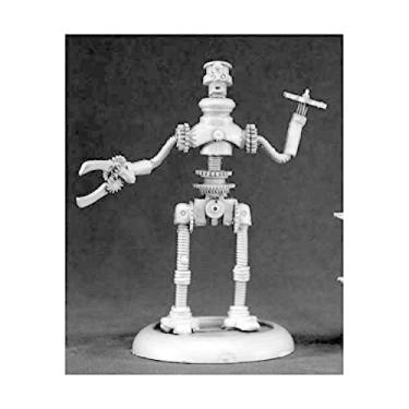 Imagem de REAPER MINIATURES Jeeves, robô de relógio, Miniaturas para jogos de mesa, 28 mm, Unissex, Ficção científica