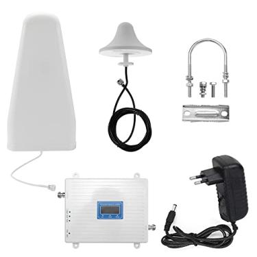 Imagem de Wemay 110-220 V Tri Band Amplificador 900 1800 2100 DCS GSM WCDMA 2G / 3G / 4G LTE Universal Signal Booster Kit Repetidor Inteligente
